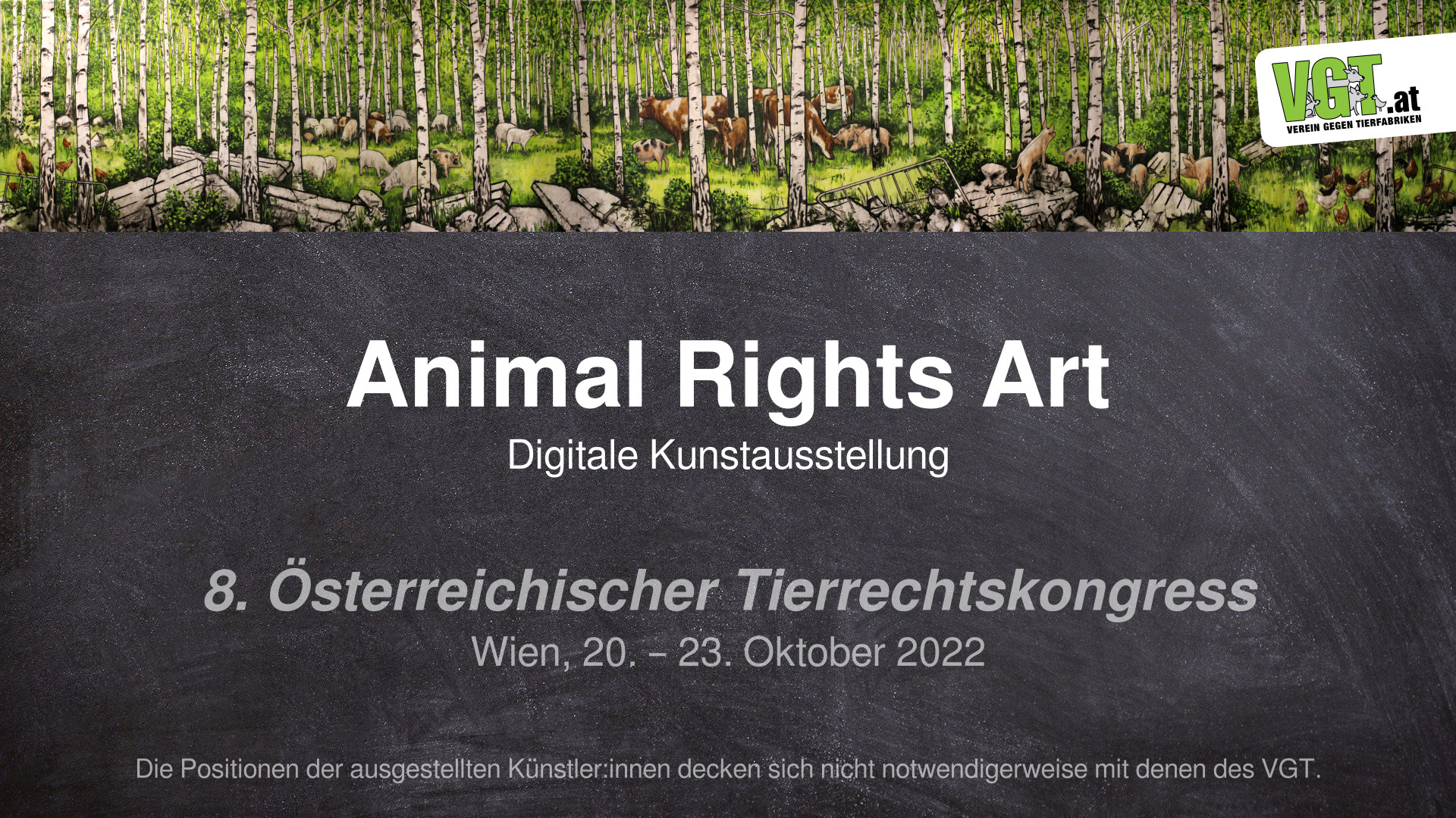 Digitale Kunstausstellung Tierrechtskongress 2022